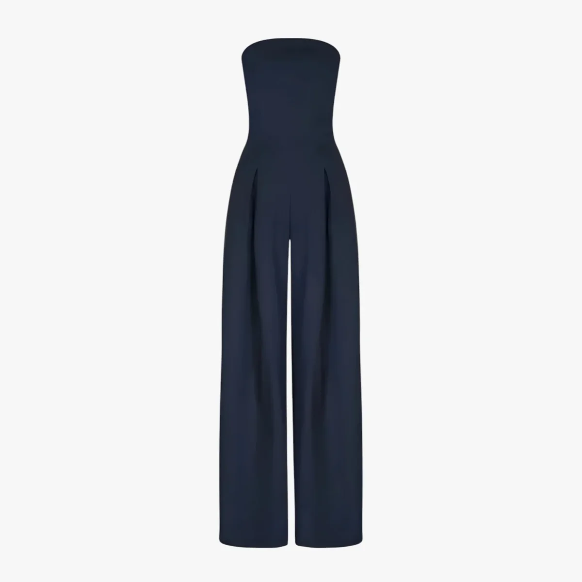 Jumpsuit met Ingebouwd Korset voor Dames - Donkerblauw